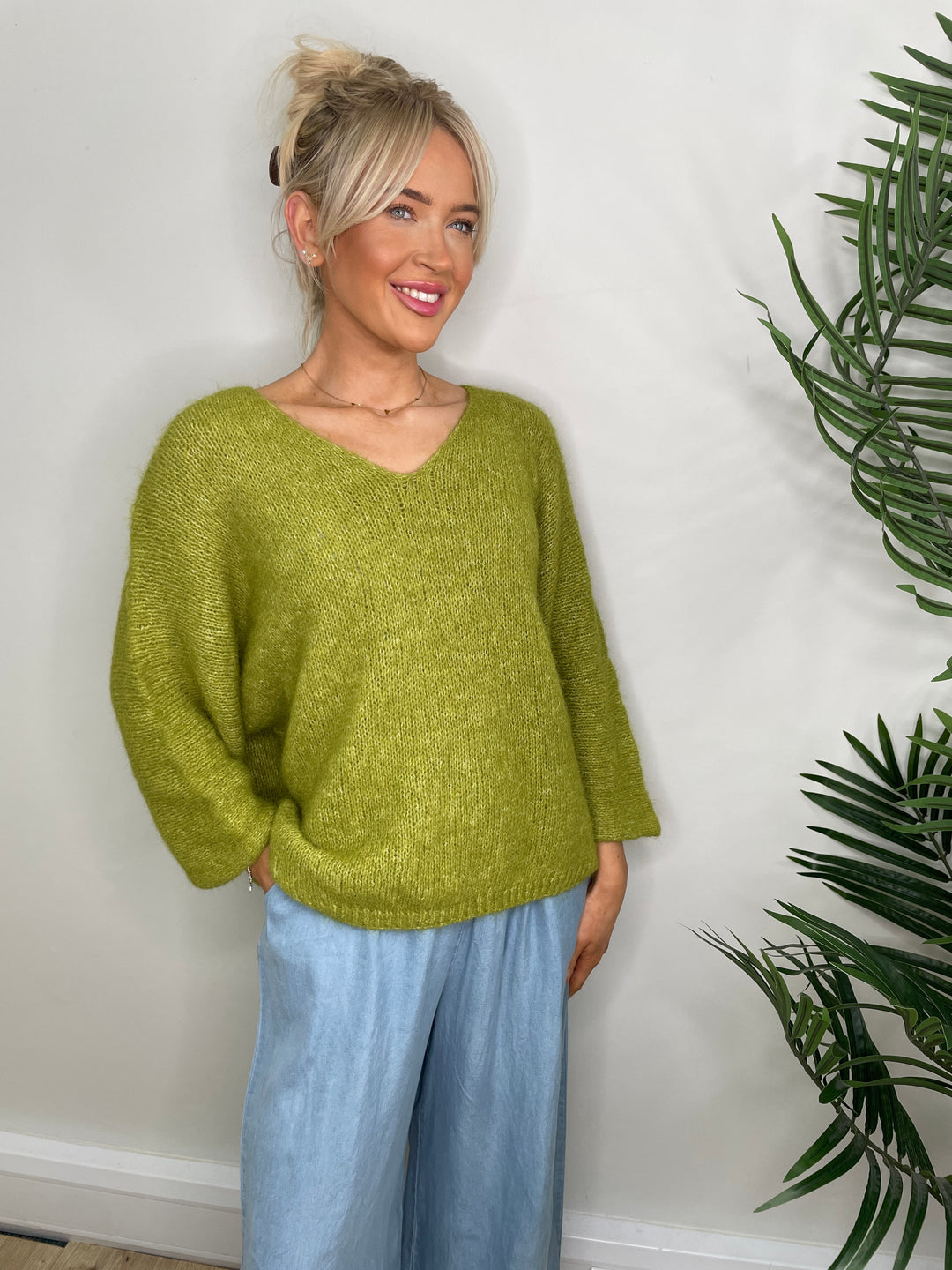 Veronica Soft Knit - Lime