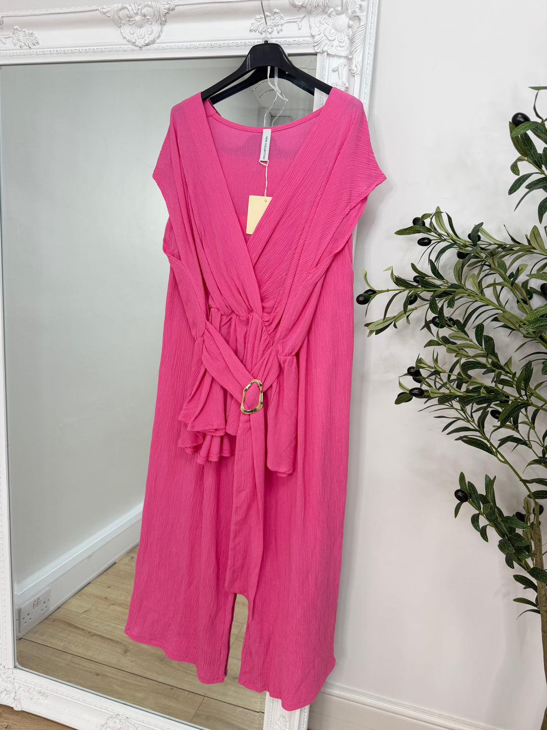 Wrap Co-Ord - Hot Pink