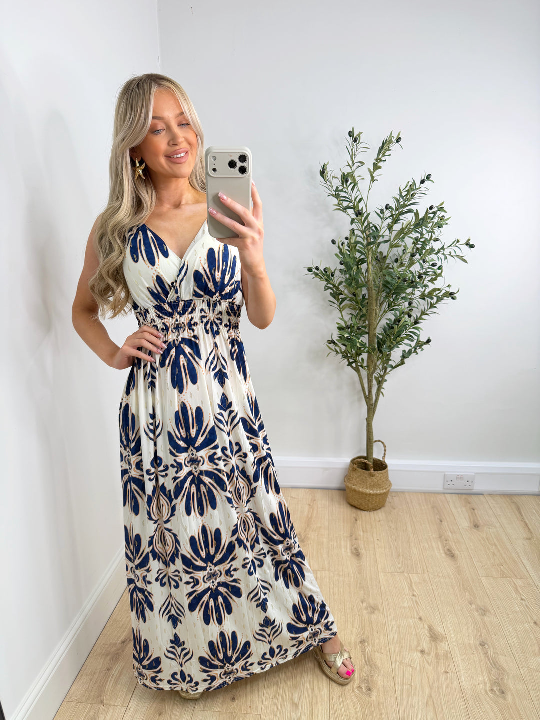 Marbella Dress - Navy