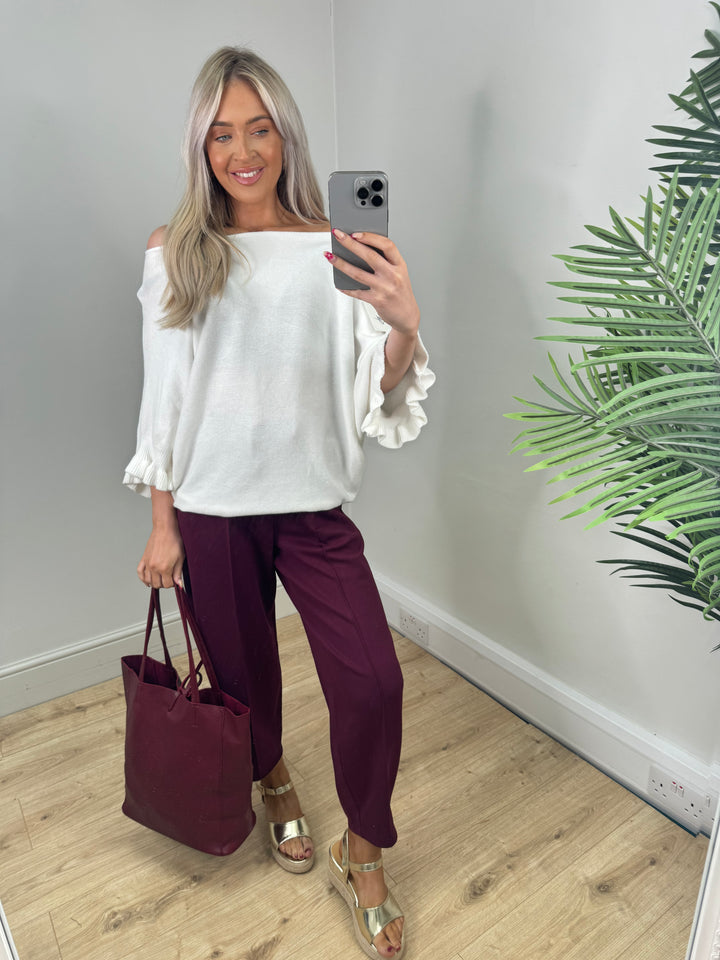 Jess Knit - White