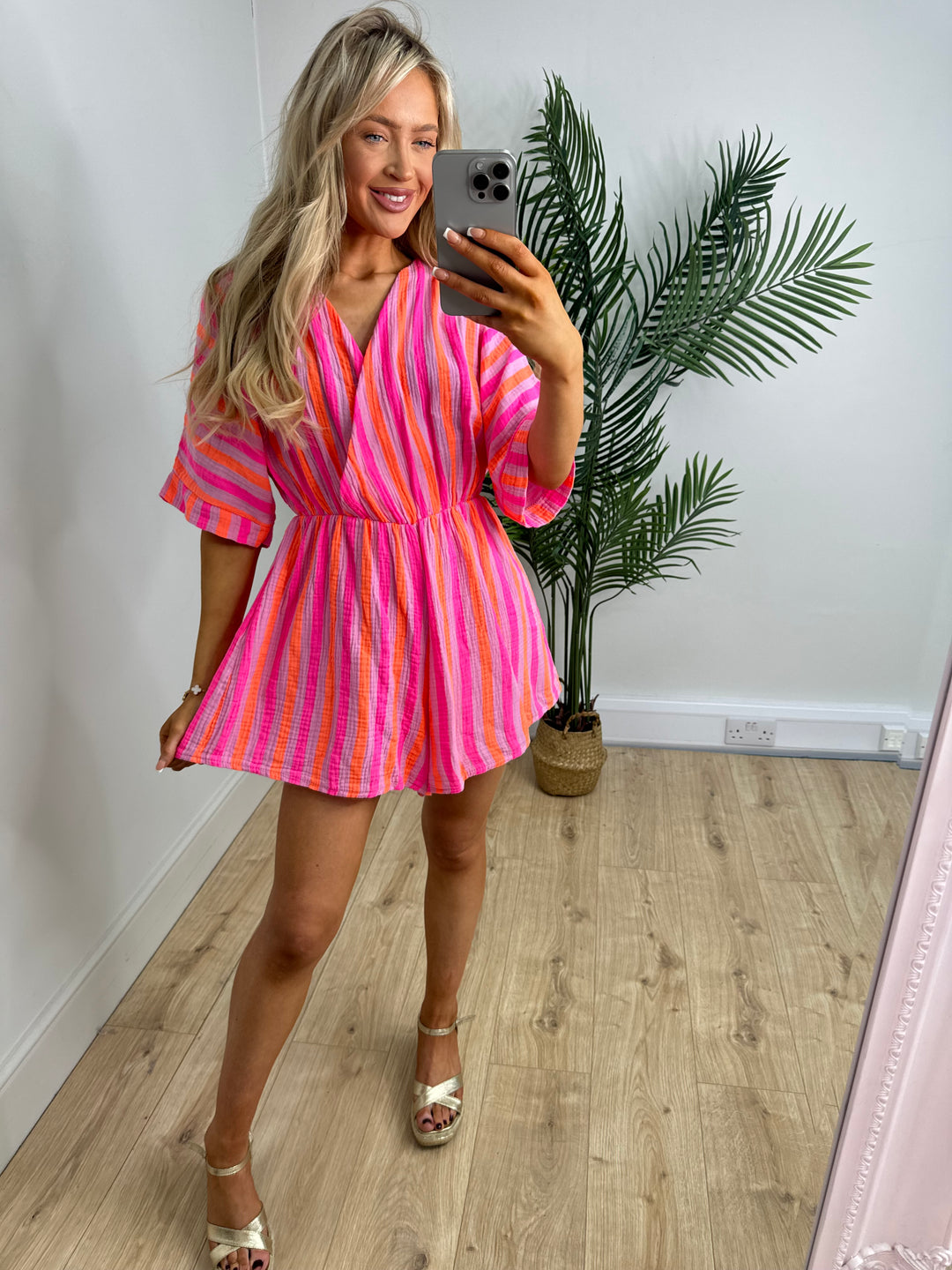 Romy Playsuit - Stripe