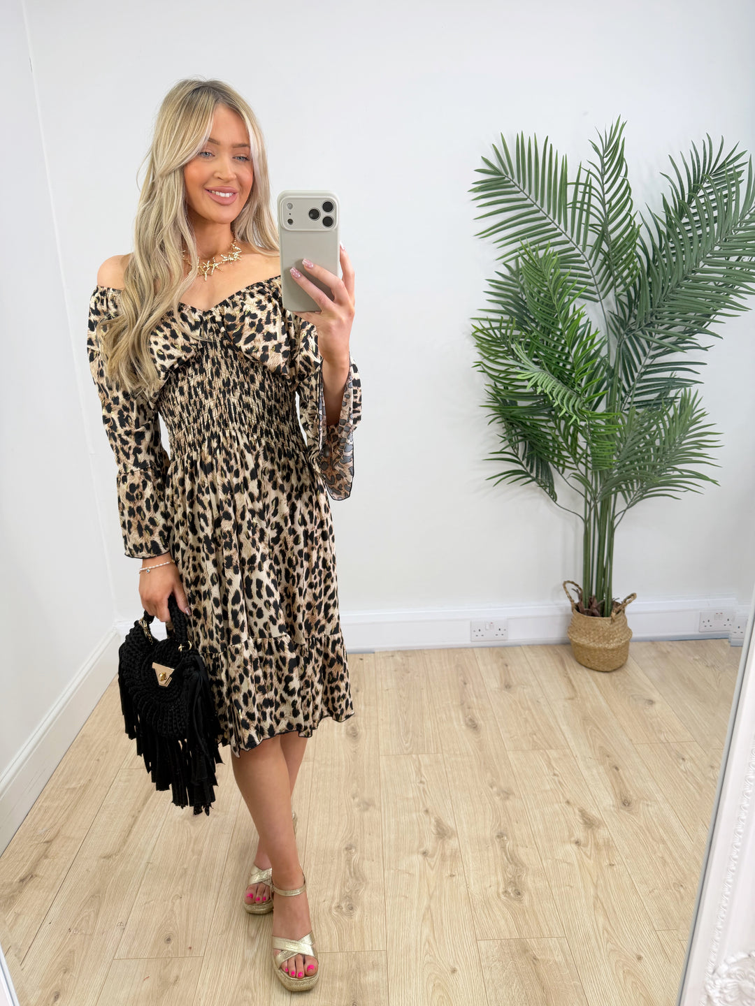 Lucie Leopard Dress