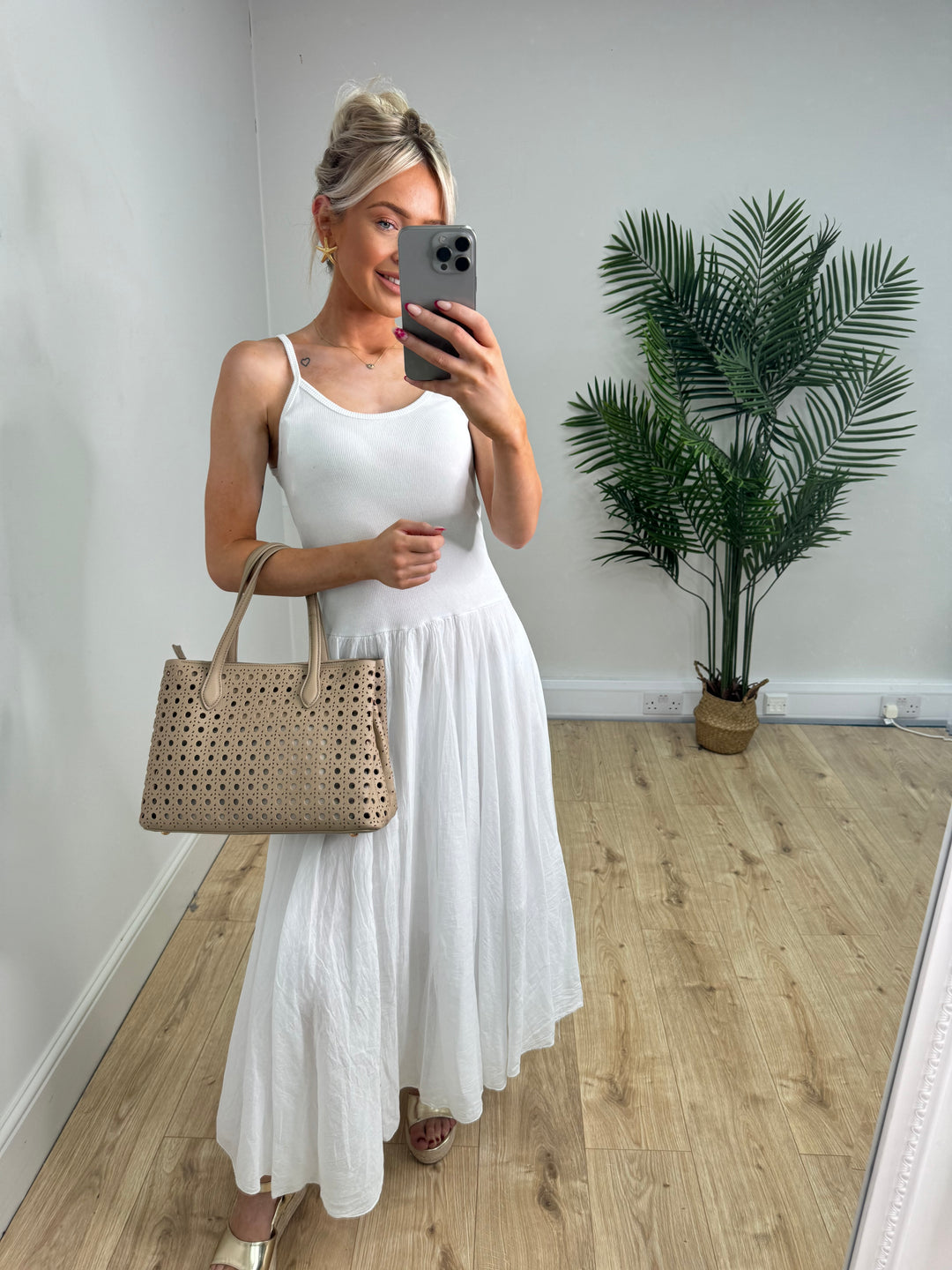 Bronya Dress - White