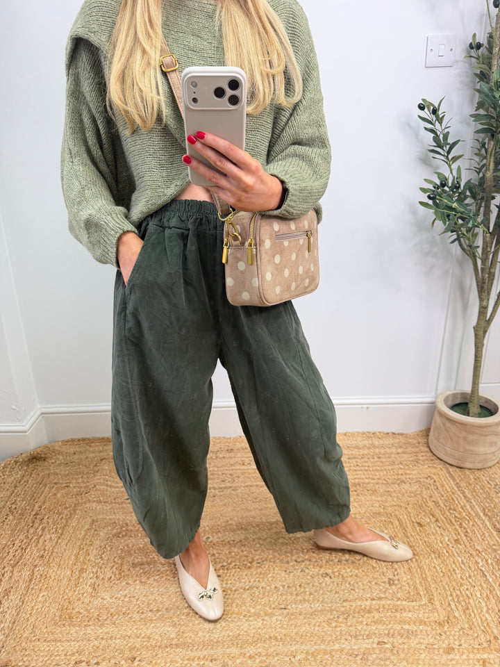 Cord Barrel - Khaki