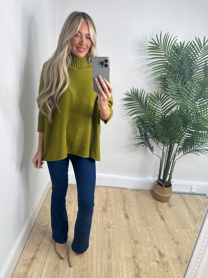 Melanie Ribbed Knit - Lime
