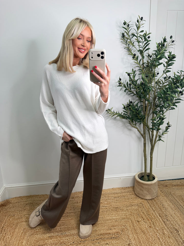 Zelda Soft Knit - White