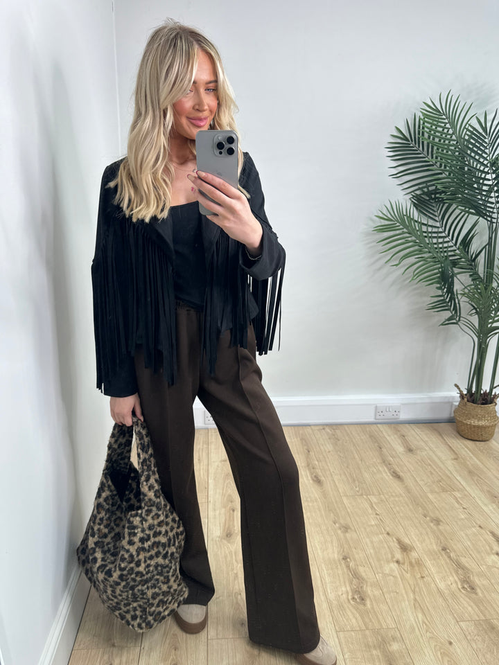 Tassel Jacket - Black