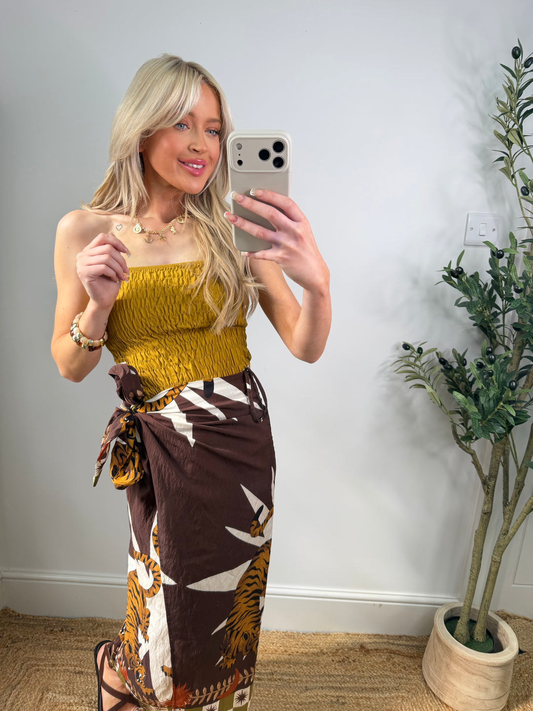 Boob Tube Top - Mustard