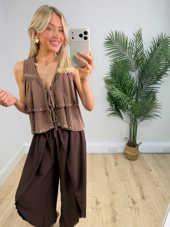 Cowgirl Top - Chocolate