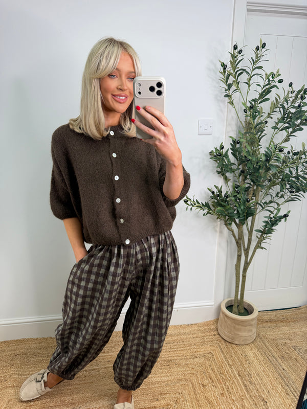 Kassia Cardigan - Chocolate