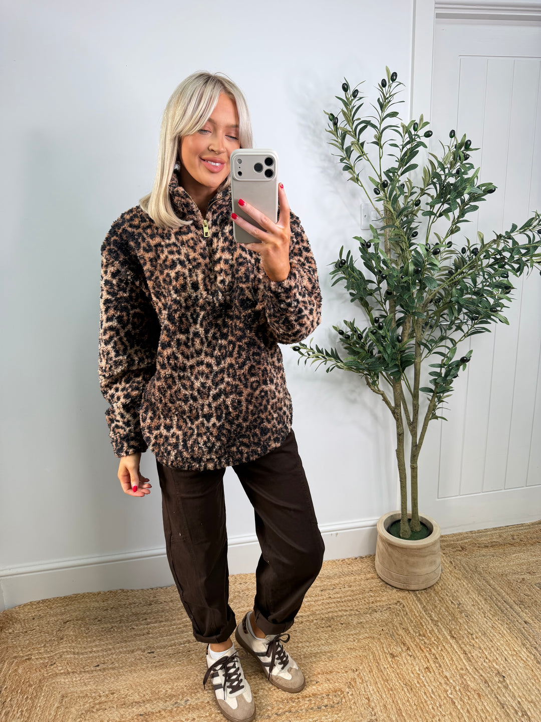 Isabella Leopard Fleece