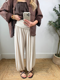 Jersey Harems - Cream