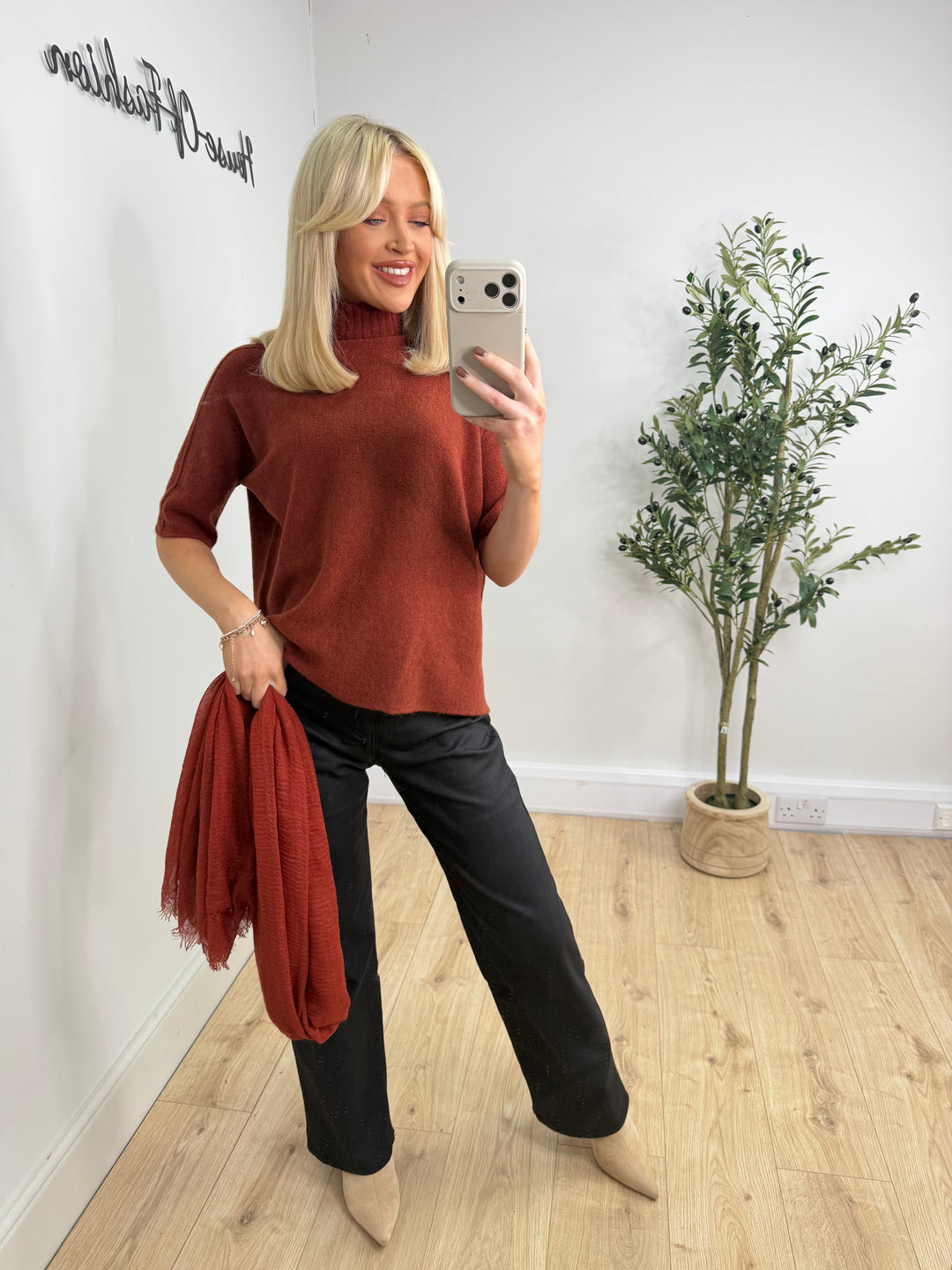 Marianna Knit - Rust
