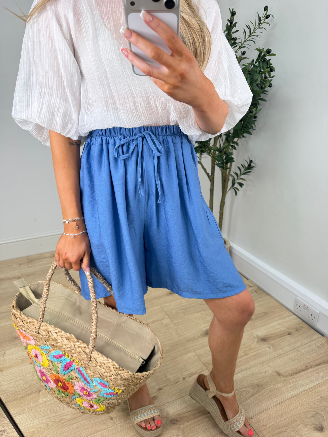 Mia Shorts - Blue
