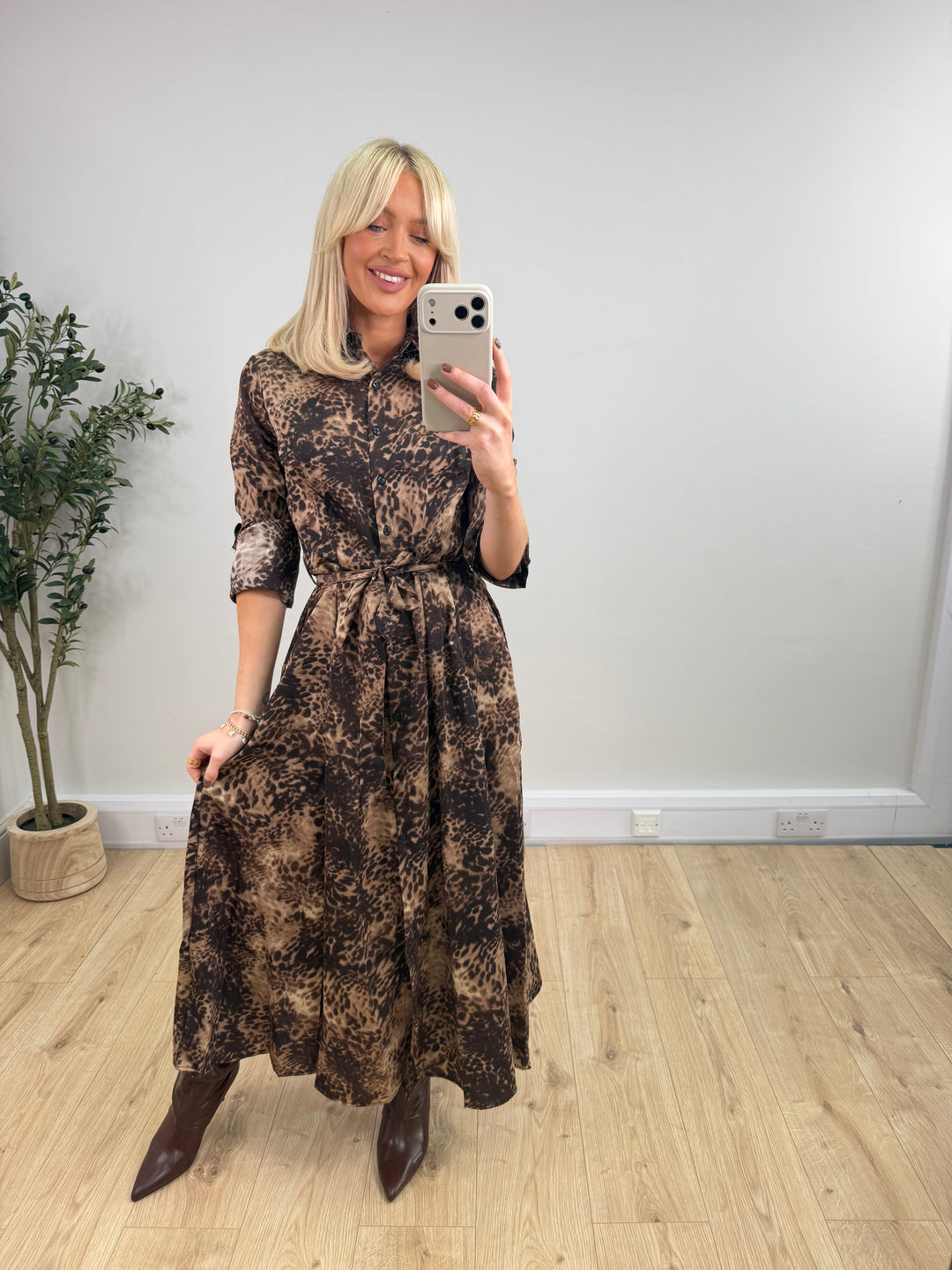 Hollie Shirt Dress - Midaxi