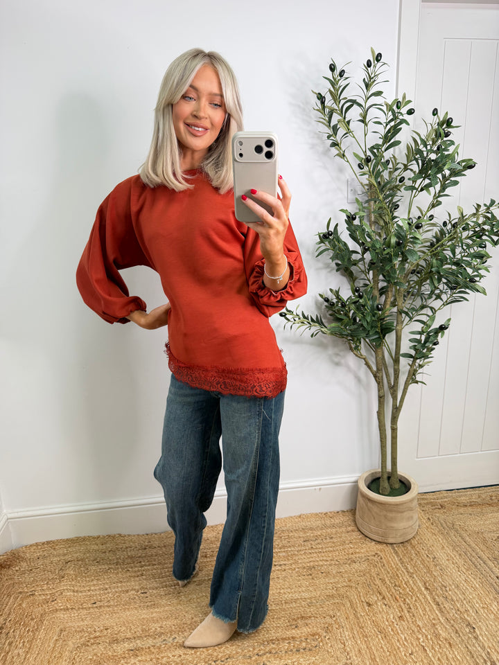 Stella Sweatshirt - Rust