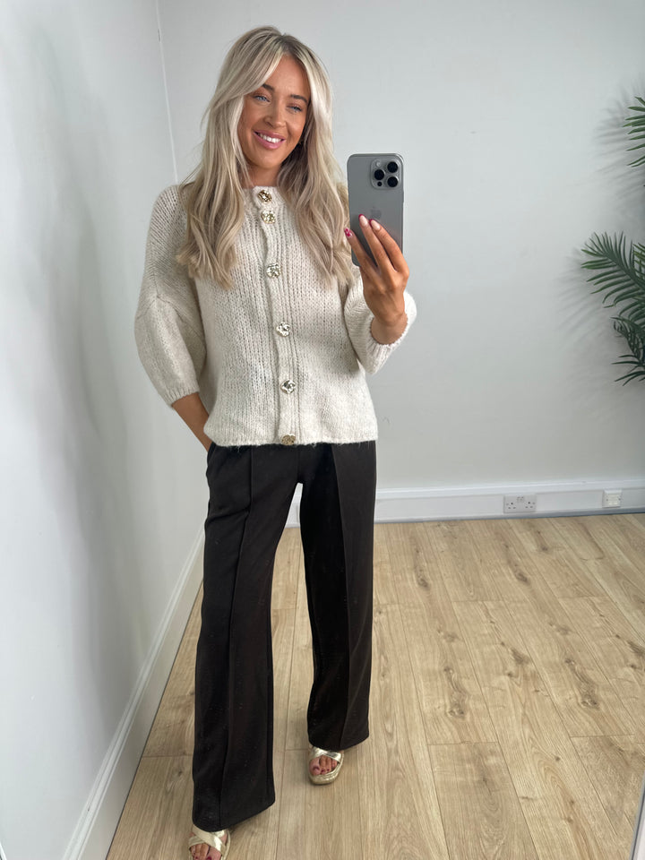 Ava Chunky Cardigan - Cream
