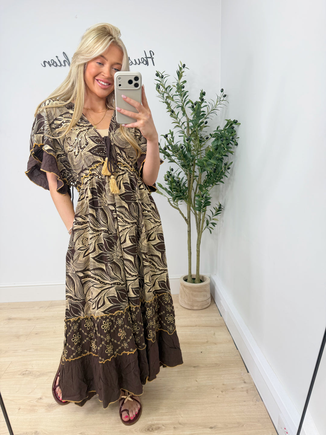 Moira Dress - Chocolate