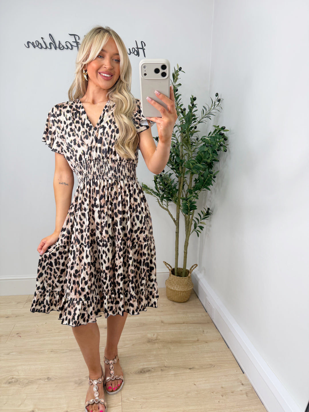 Ruby Leopard Dress