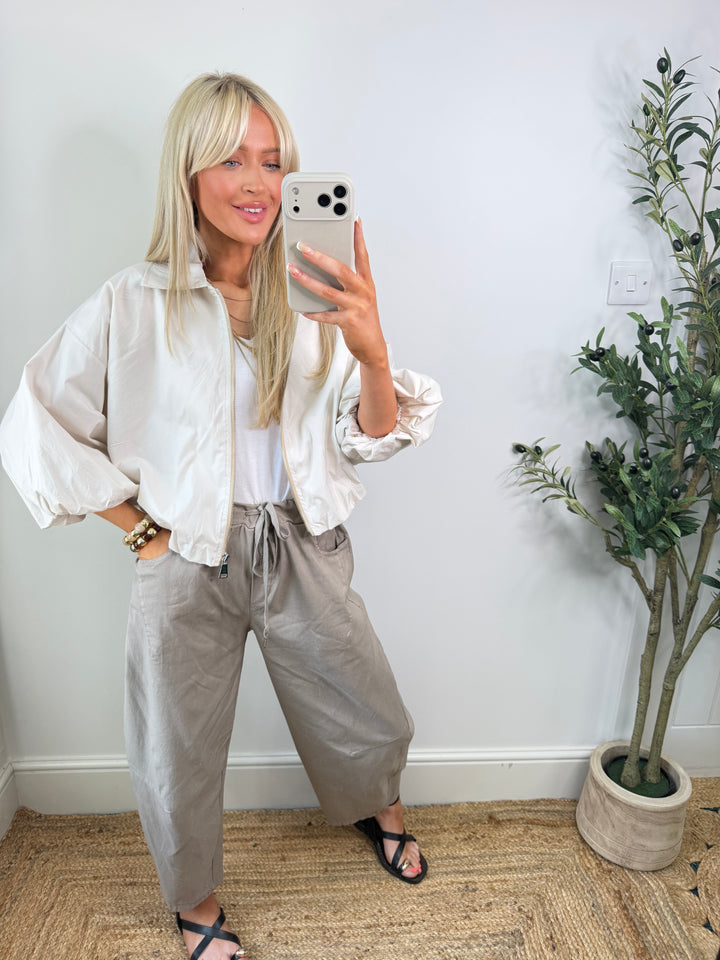 Paloma Bomber - Cream