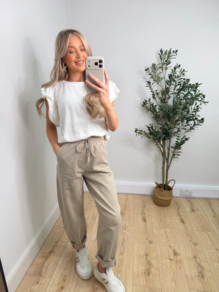 Barrel Jeans - Elasticated Waist