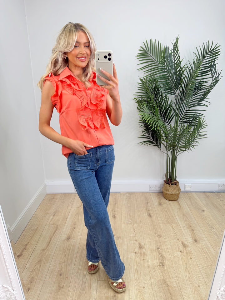 Victoria Shirt - Coral