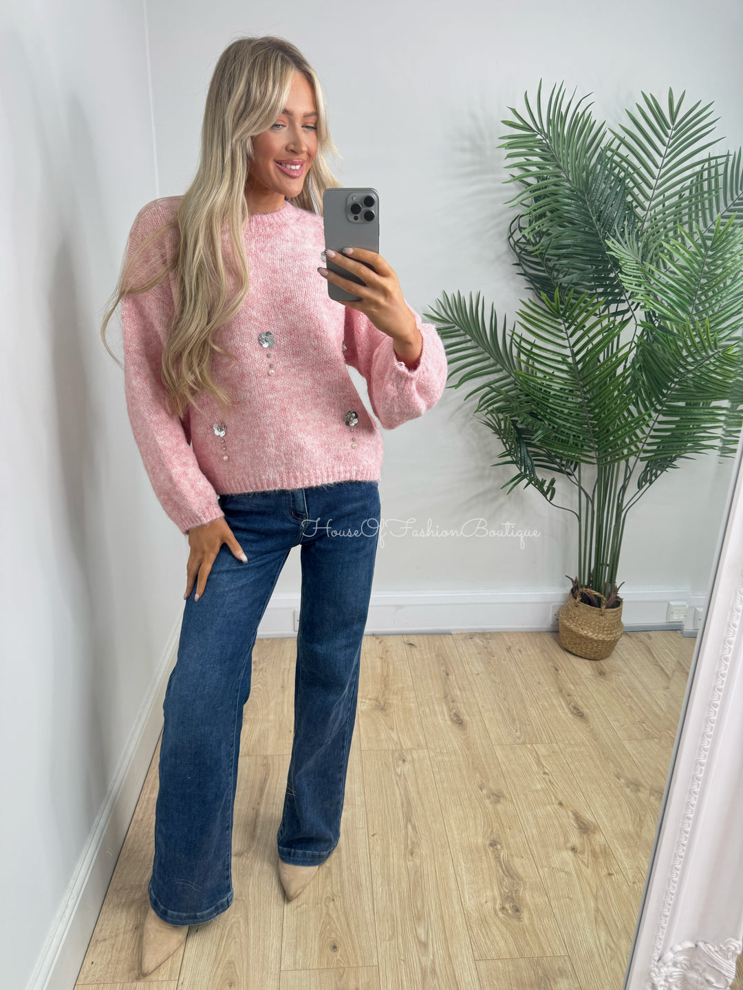 Petal Knit - Baby Pink