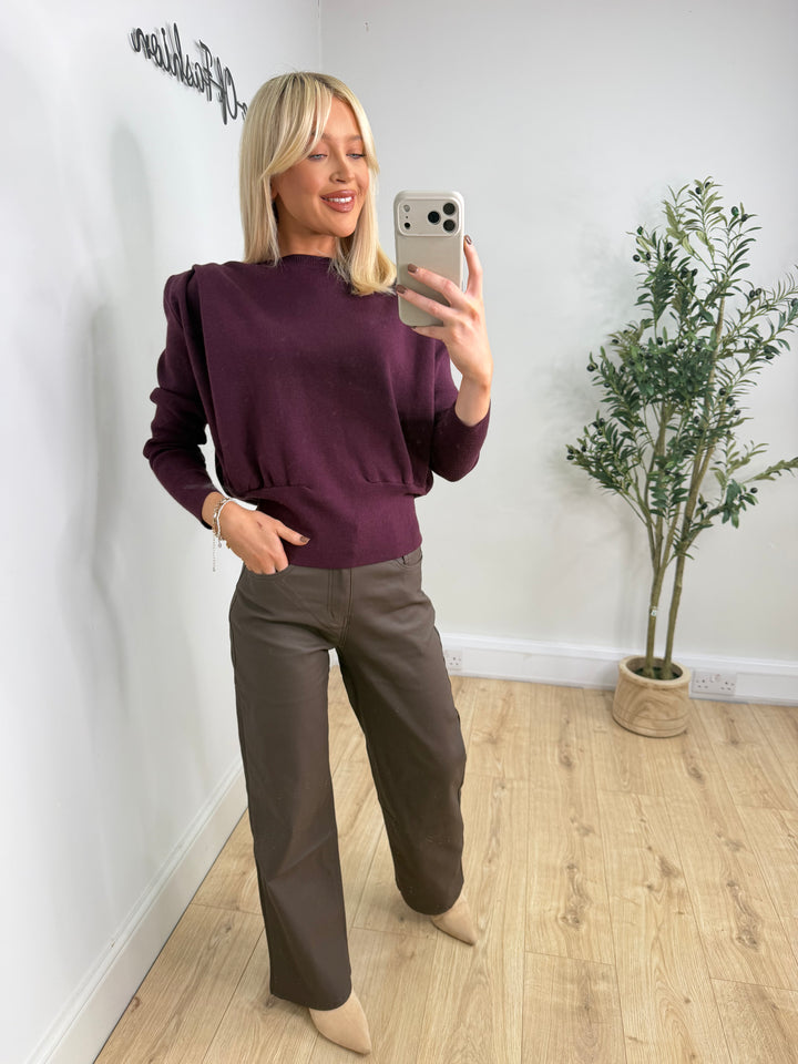 Primrose Knit - Mulberry