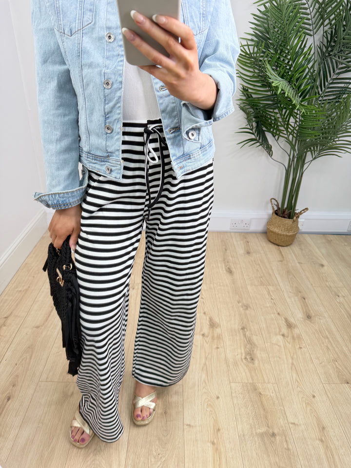 Mottie Trousers - Black & White