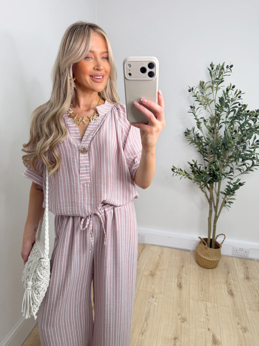 Gemma Two Piece - Dusky Pink