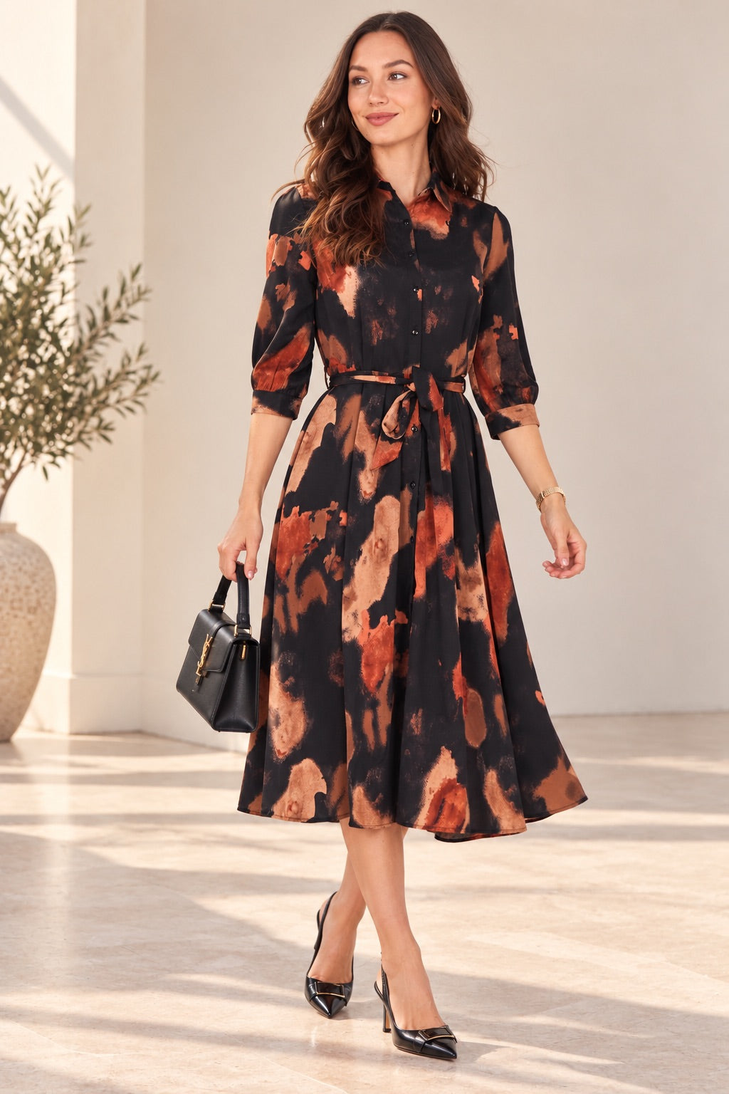 Hollie Shirt Dress - Midi & Maxi