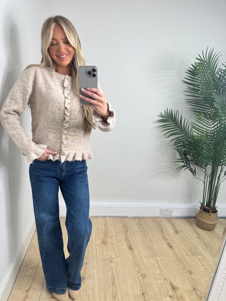 Tessa Frill Knit - Cream