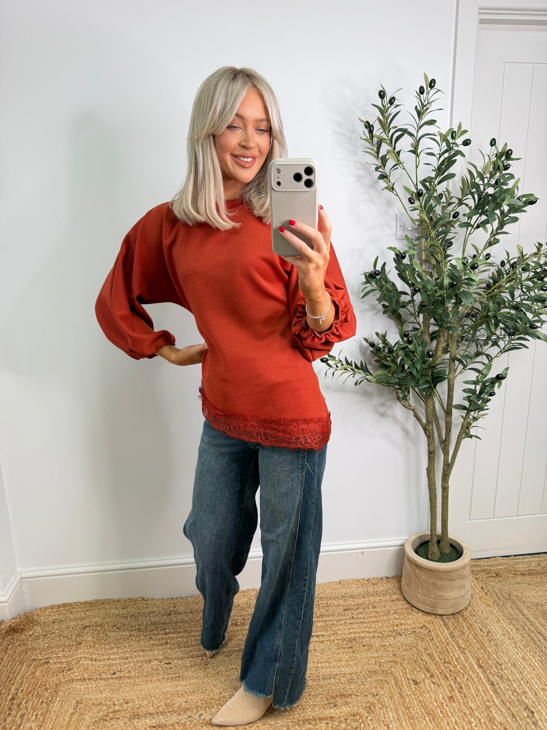 Stella Sweatshirt - Rust