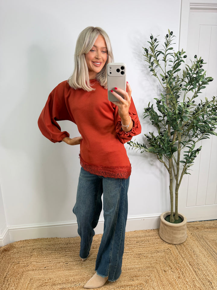 Stella Sweatshirt - Rust