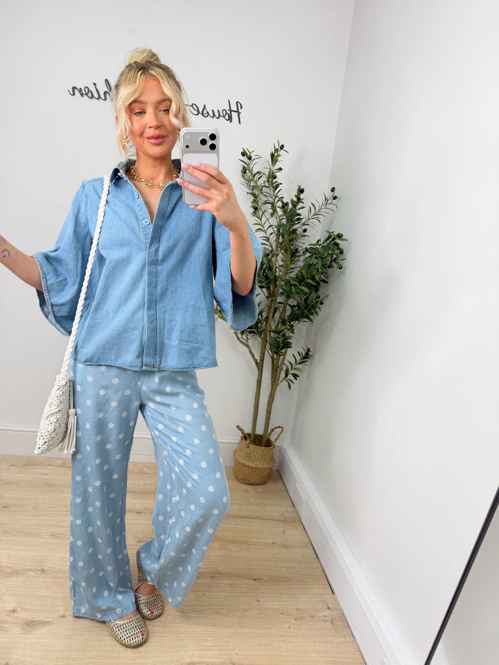 Chambray Dottie Trousers