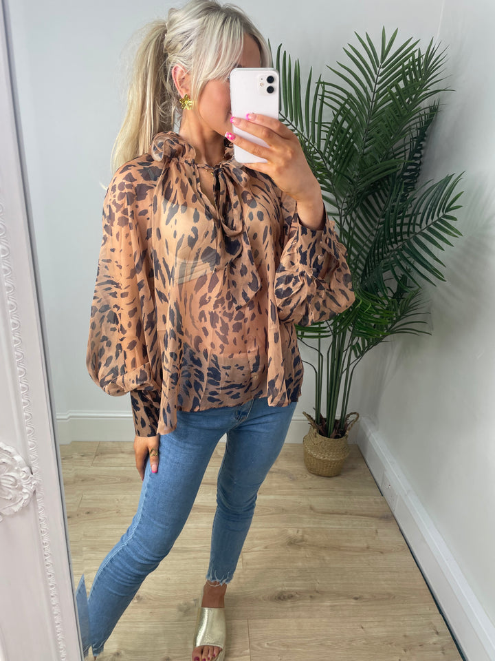 Evie Ruffle Blouse