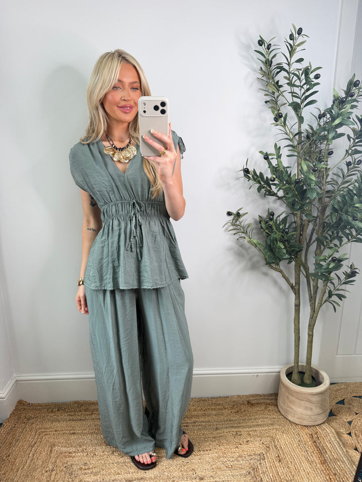 Cerys Co-Ord - Khaki
