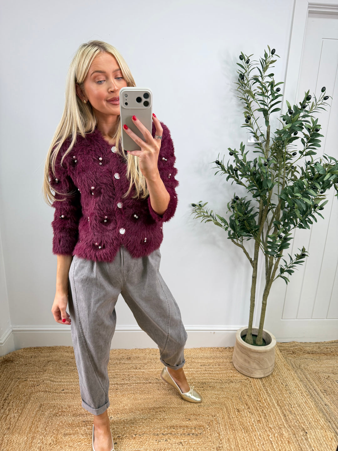Skye Knit - Wine