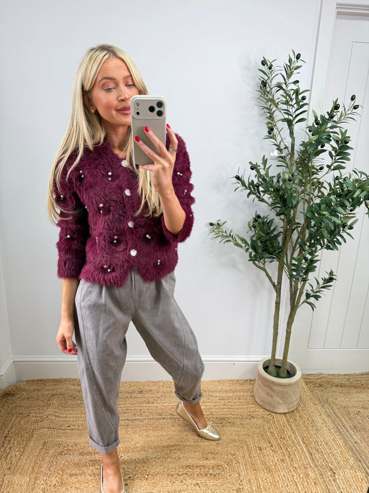 Skye Knit - Wine