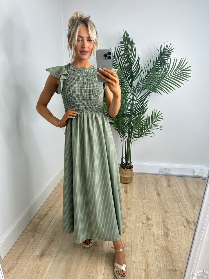 Bonnie Dress - Khaki