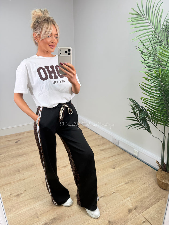 Pixie Joggers - Black & White