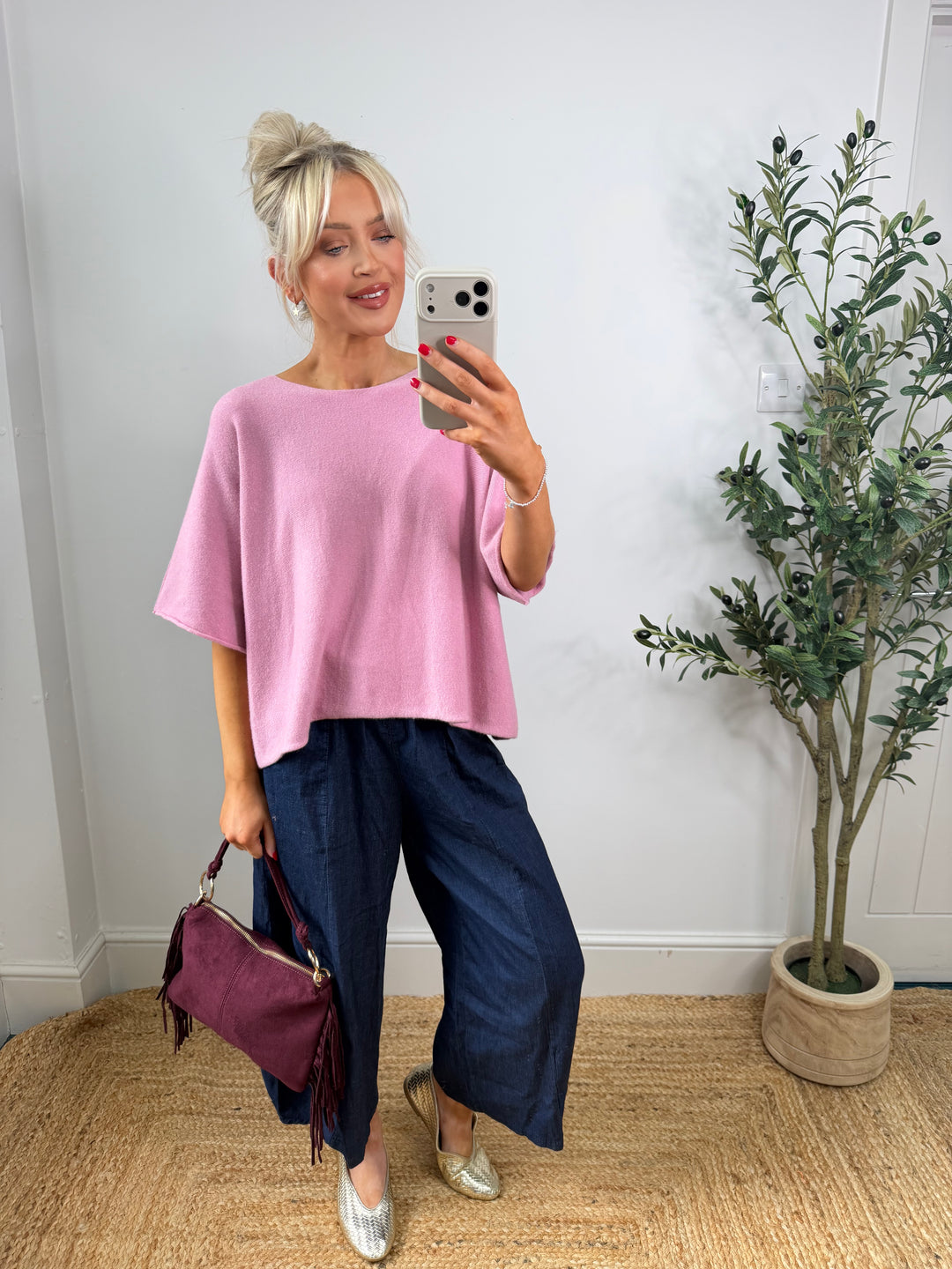 Kennedy Knit - Dusky Pink