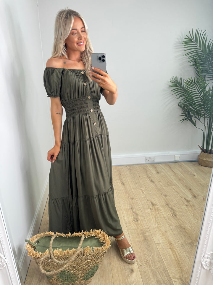 Louisa Magic Dress - Khaki