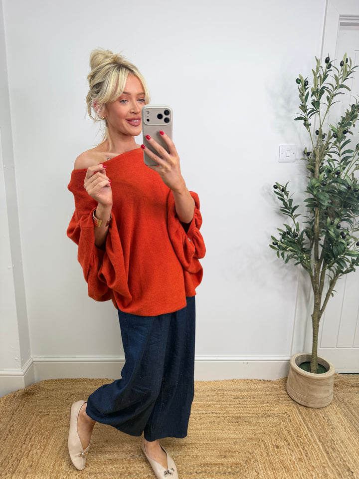 Kelly Knit - Rust