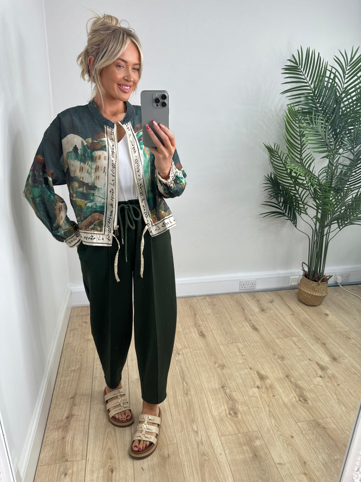 Antonio Bomber Jacket - Emerald