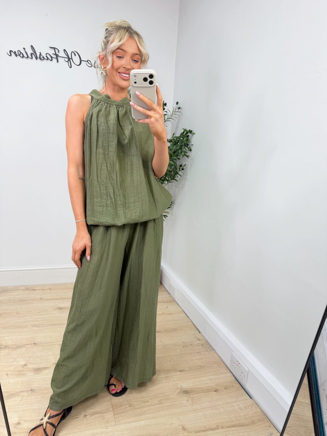 Pasha Trousers - Khaki