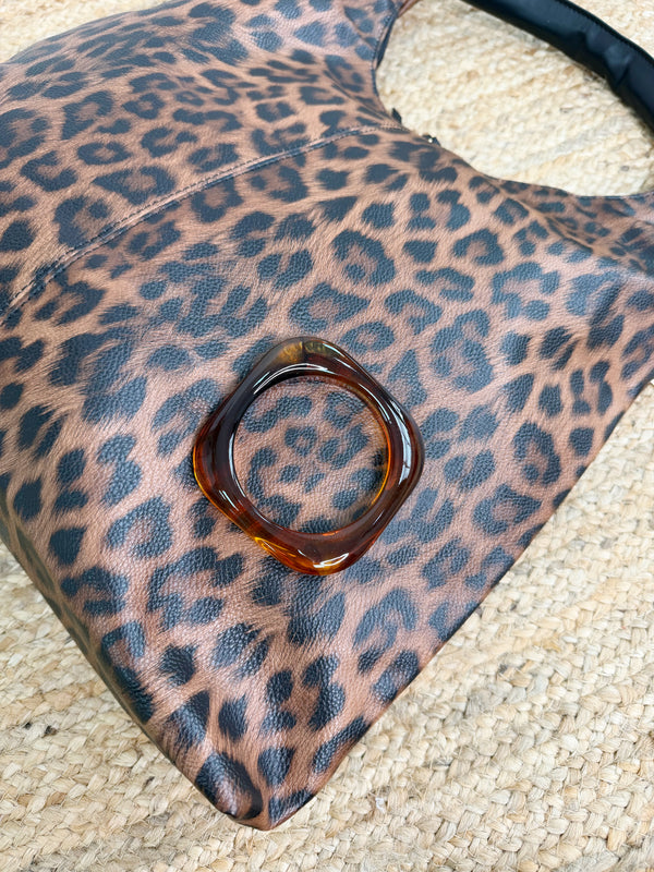 Tortoise Shell Skinny Bangle