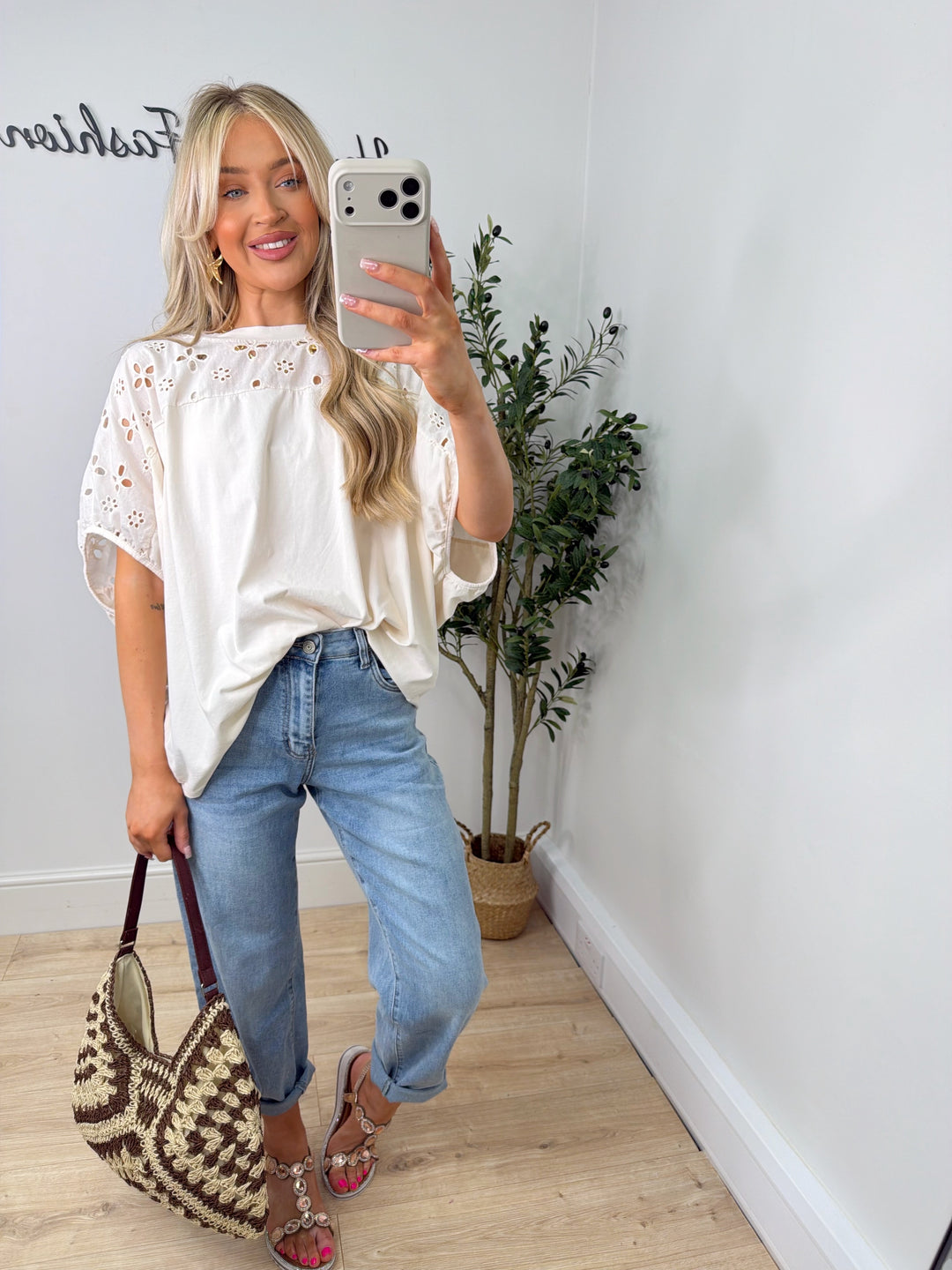 Cerys Top - Beige