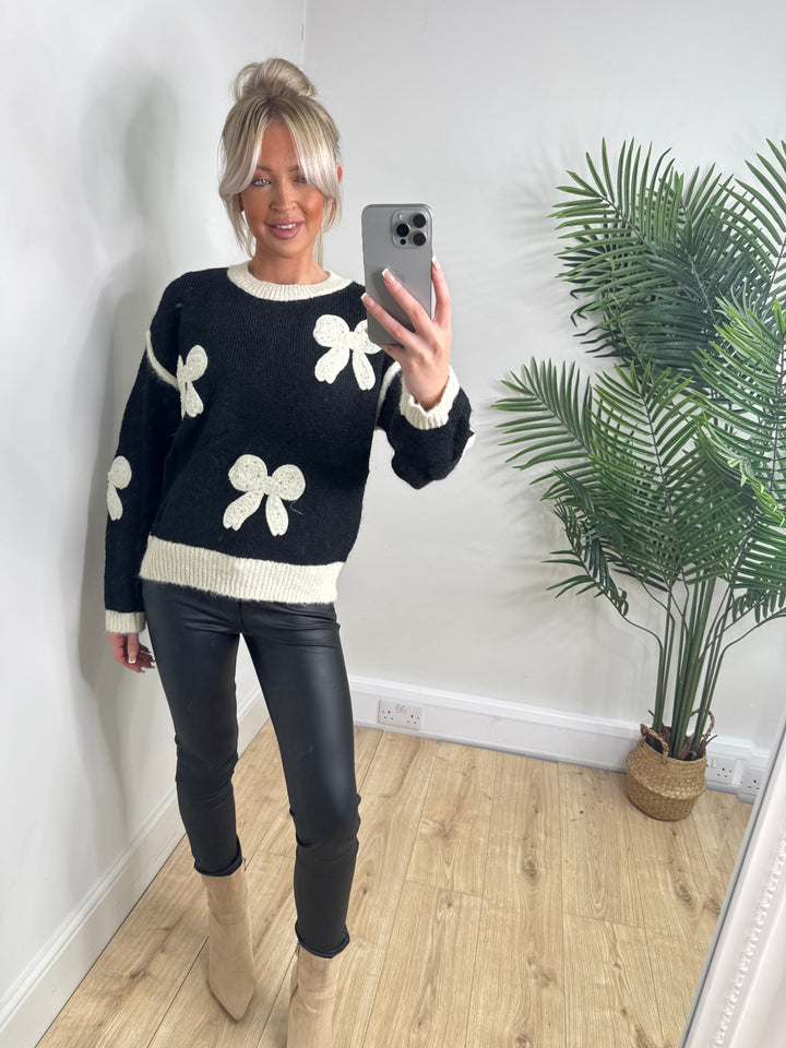 Clara Bow Knit - Black