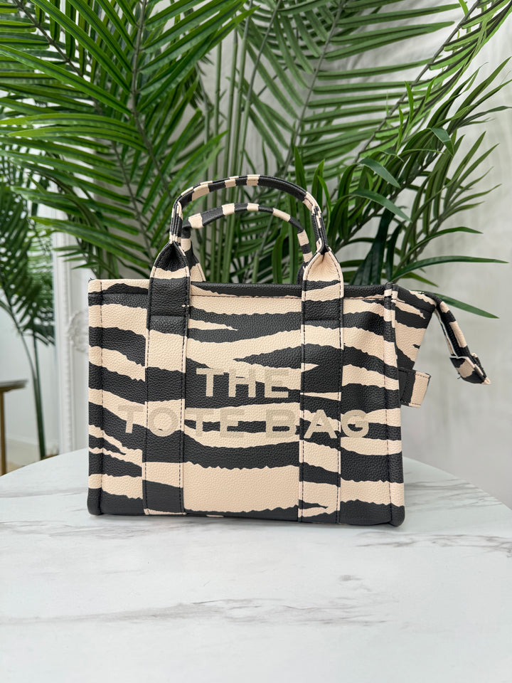 Zebra Tote Bag - Medium